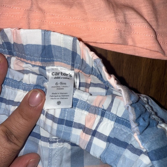 Carter's Peach Baby Onesie - Picture 3 of 4